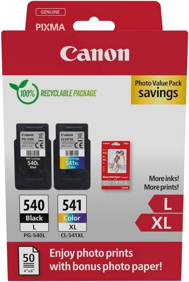 Genuine Canon PG-540 & CL-541 Ink Cartridge Lot – For PIXMA MG3650 & More Printers (Black/Tri-Color, XL Options)