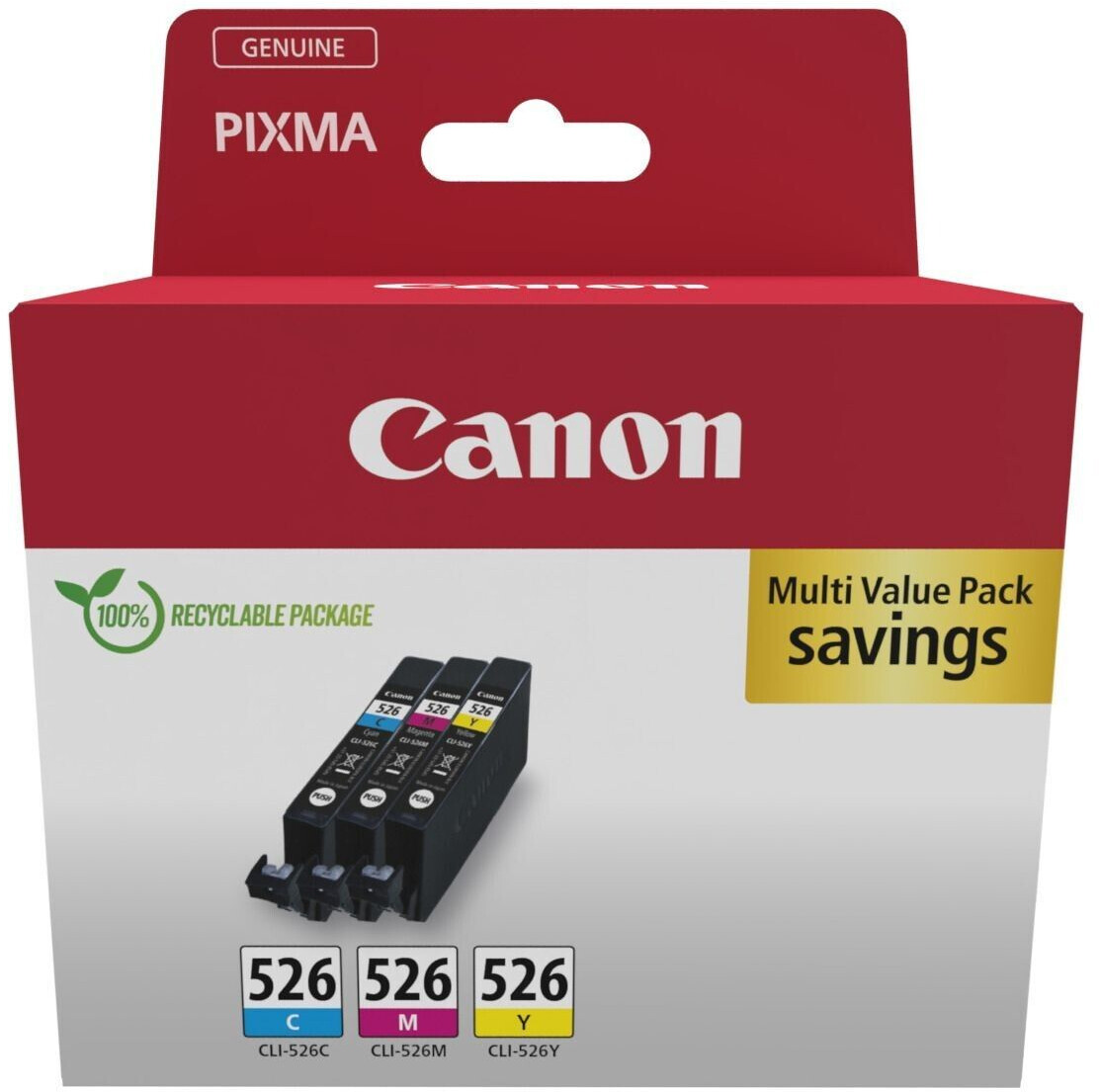 Canon CLI-526 Multipack 3 Pack (4541B018)