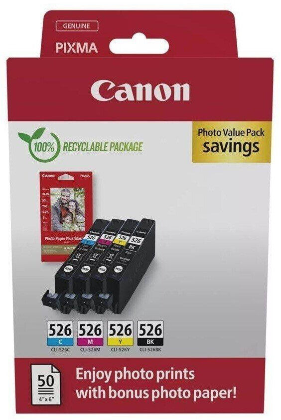 Canon CLI-526 Photo Value Pack (4540B019)