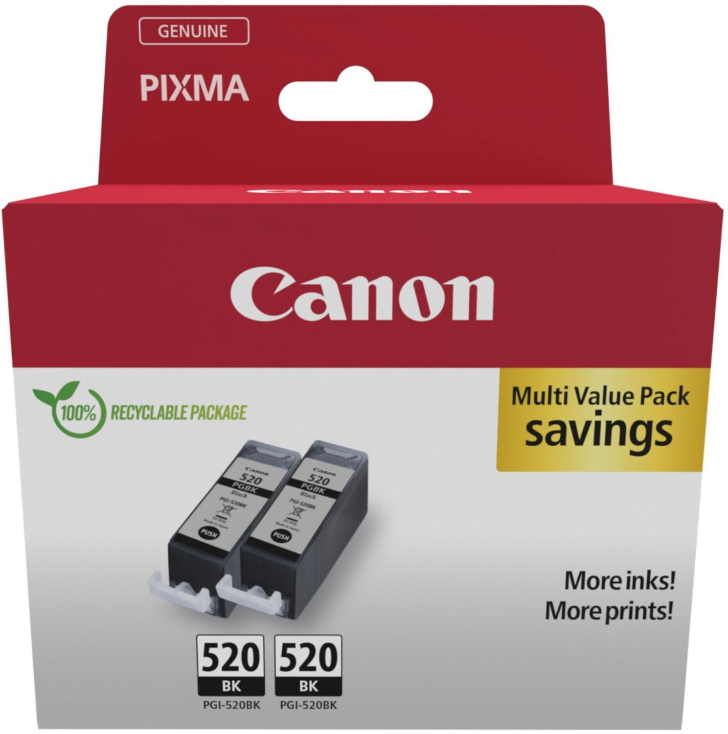 Canon PGI-520BK Twin-Pack (2932B019)