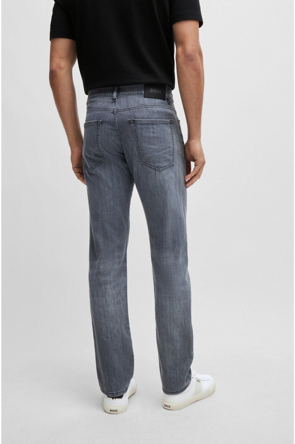 Hugo Boss Slim Fit Jeans aus bequemem Stretch Denim Delaware3 1 50513619 grau ab 89 00 Preisvergleich bei idealo