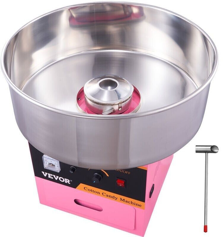 VEVOR Machine à barbe à papa professionnelle
