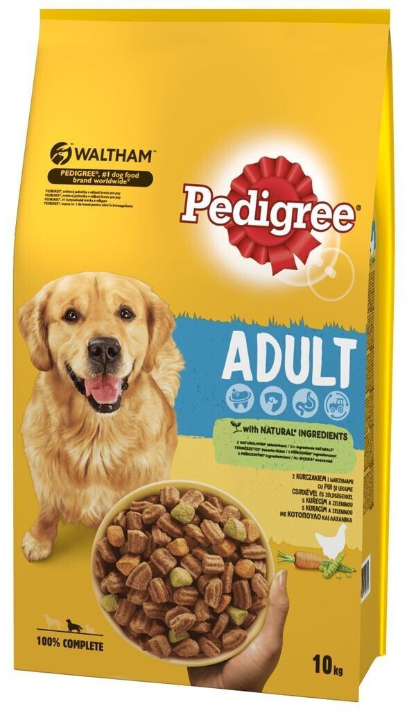 Pedigree Adult chicken and vegetables dry dog food