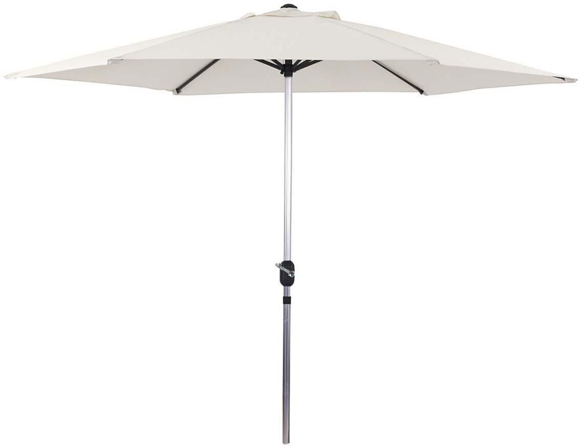 Habitat et Jardin Parasol rond Sol 300 cm écru