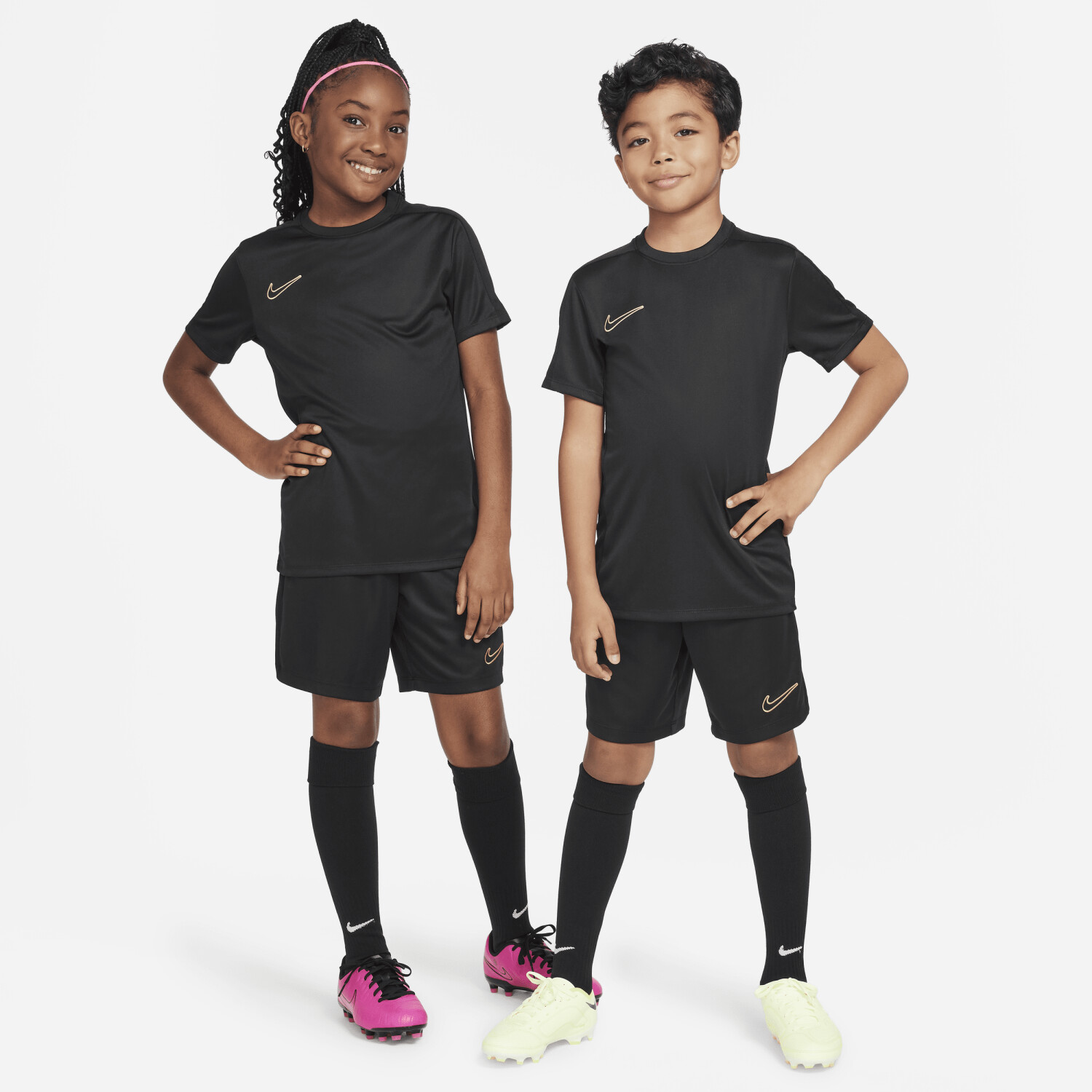 Black and gold nike shirt kids discount