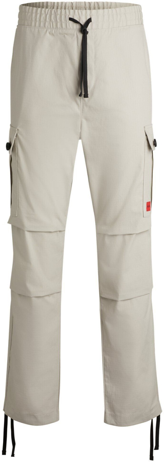 Hugo Regular-fit cargo pants made of ripstop cotton Garlo233 50493865 light gray