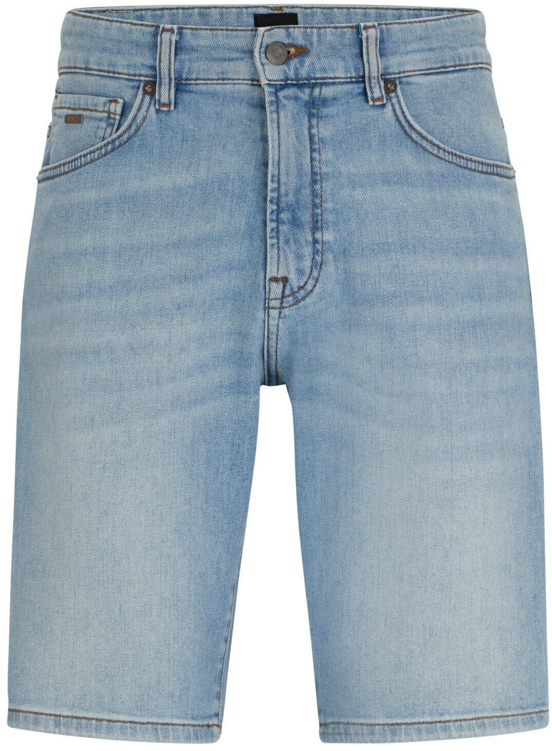 Hugo Boss Blue regular-fit shorts made of comfortable stretch denim Re.Maine shorts BC 50513490 light blue