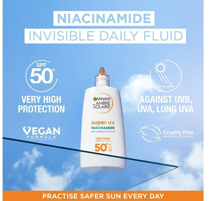 Garnier Ambre Solaire Super V Niacinamide SPF 50 Plus (40 ml) ab