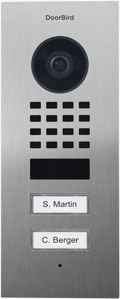 DoorBird D1102V Flush-Mounted Compact Edition 2 Call Buttons (423866812)