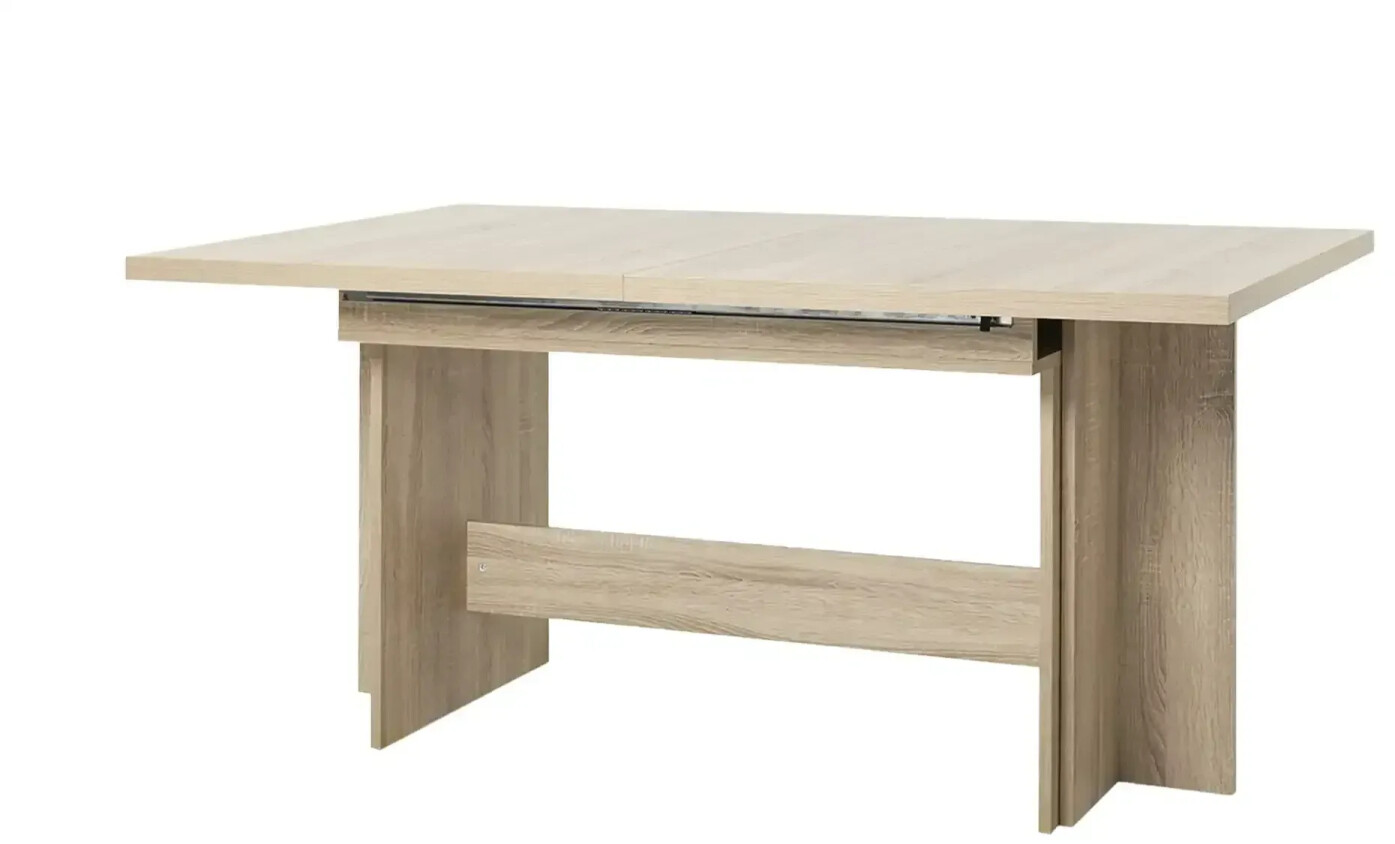 Möbel Kraft Extendable dining table in wood color 90x76x90