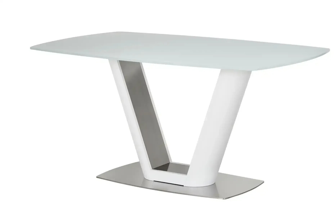 Hela Elvira Esstisch - Ausziehbarer Tisch Mit Glasplatte & Edelstahl