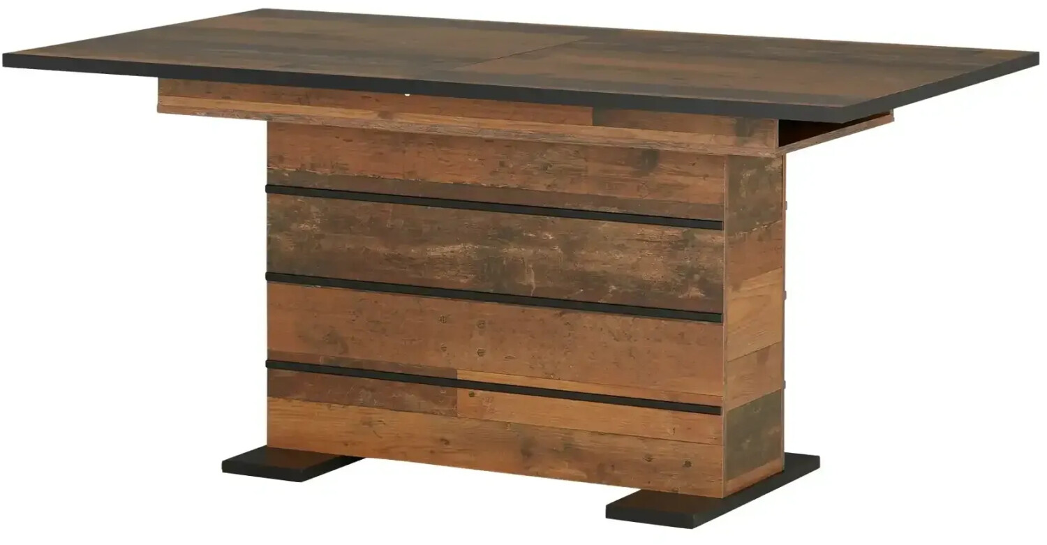 Möbel Kraft Extendable dining table in wood color 90x75