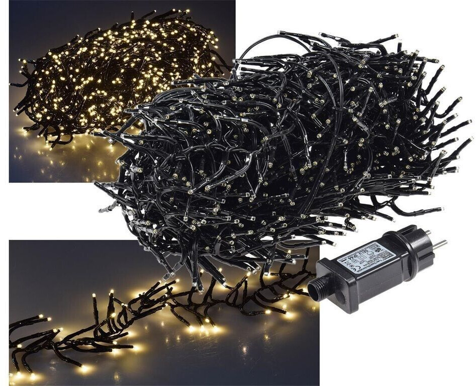 ChiliTec LED BüschelLichterkette CTBLK100 10m warmweiß, 8 Effekte