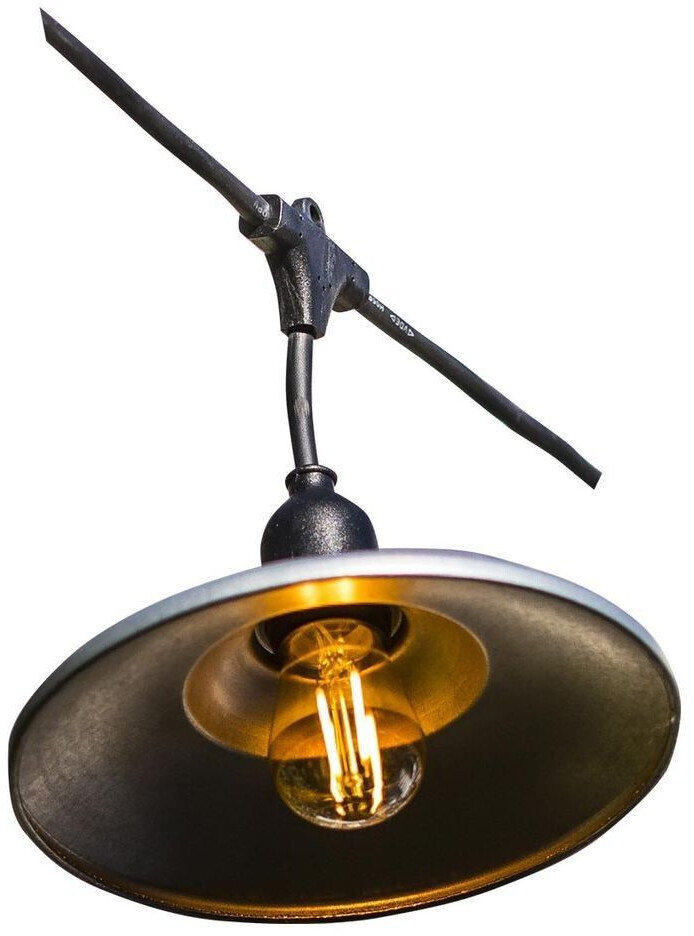 Lumisky Hat garland steel 6M 10xE27 BOWL GALVA LIGHT