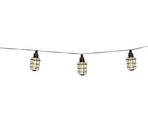 Grundig Solar Lichterkette Gartenleuchte 10 LEDLaternen 12 Lumen