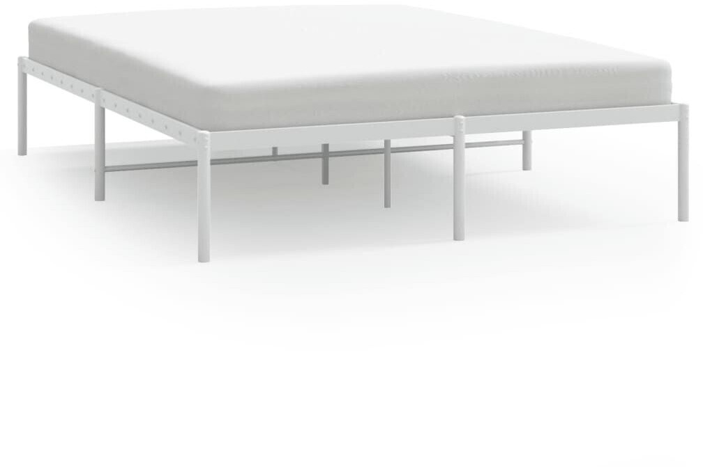 vidaXL Bed frame metal without headboard 140x200cm (350914)