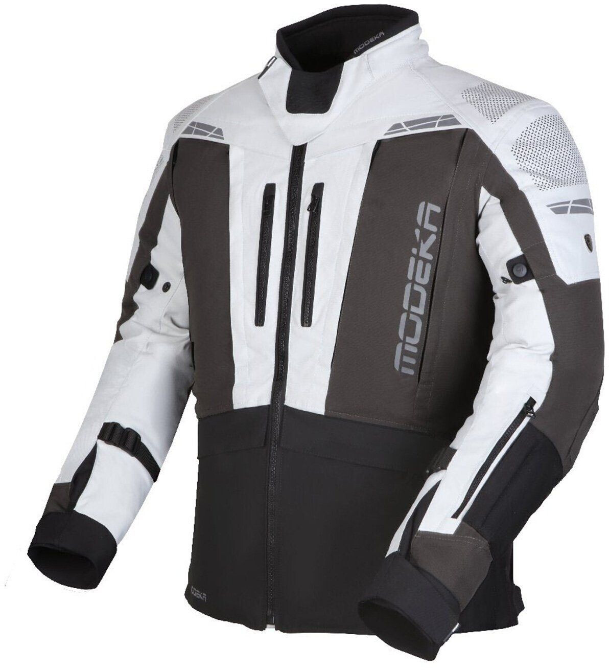 Modeka Hydron Jacket light grey/dark grey