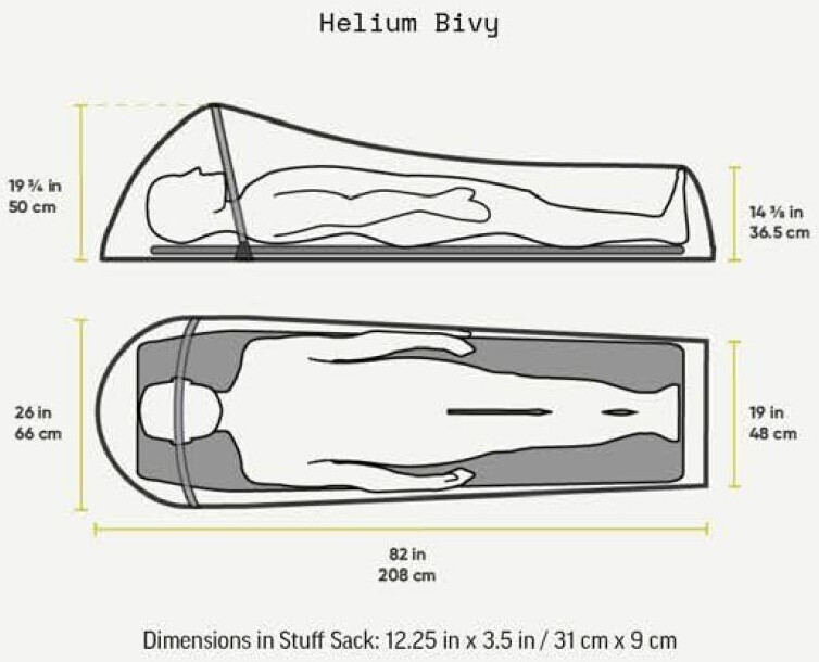 Outdoor Research HELIUM BIVY (11465) slate ab 185,78 Outdoor Research HELIUM BIVY (11465) slate ab 185,78