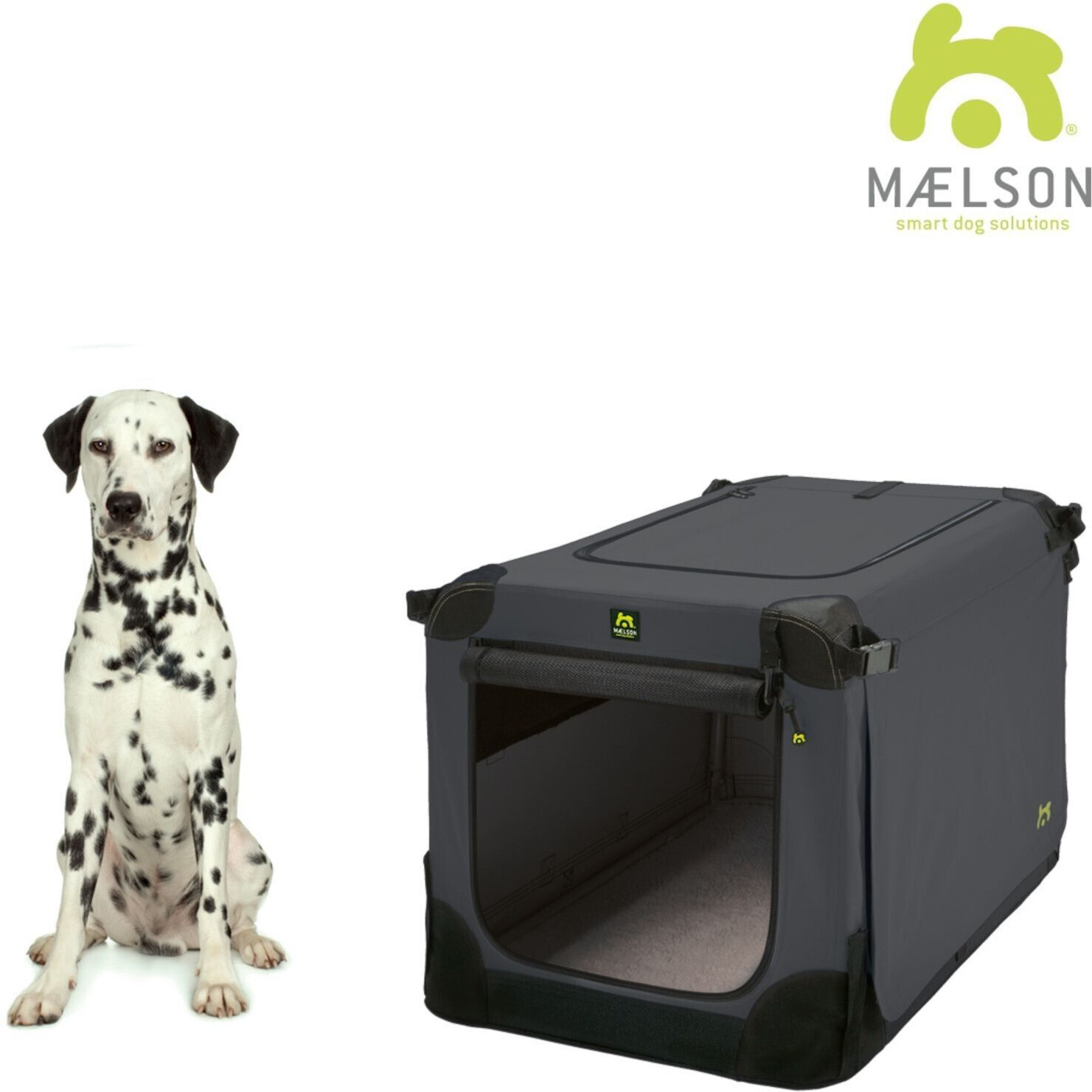 Maelson Sac de transport pour chat Kennel 82x59x59cm Anthracite Maelson Sac de transport pour chat Kennel 82x59x59cm Anthracite