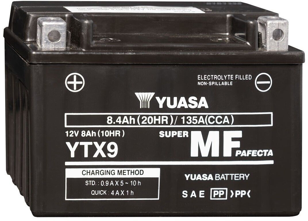 Yuasa YTX9 AGM 12V 8Ah