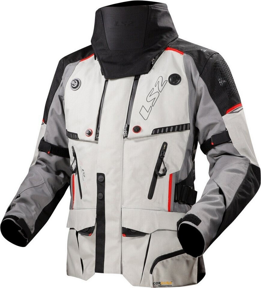 LS2 Apollo Jacket grey/black/red