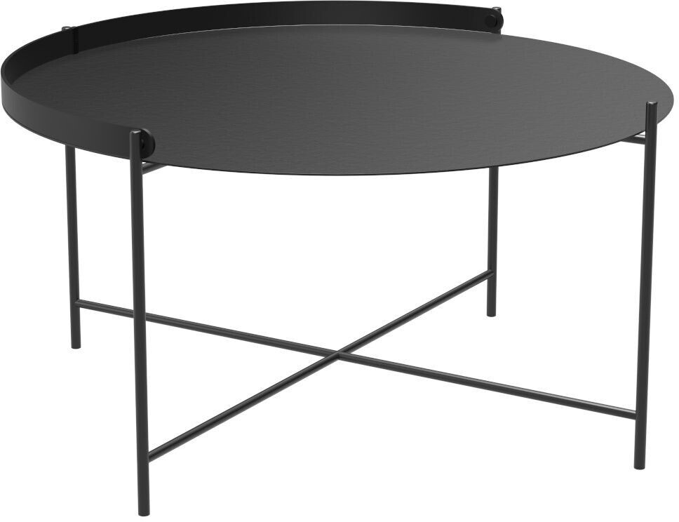 Houe EDGE Tray Table Ø76x40 cm black