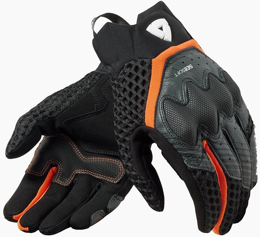 REV'IT! Gants Veloz noir/orange