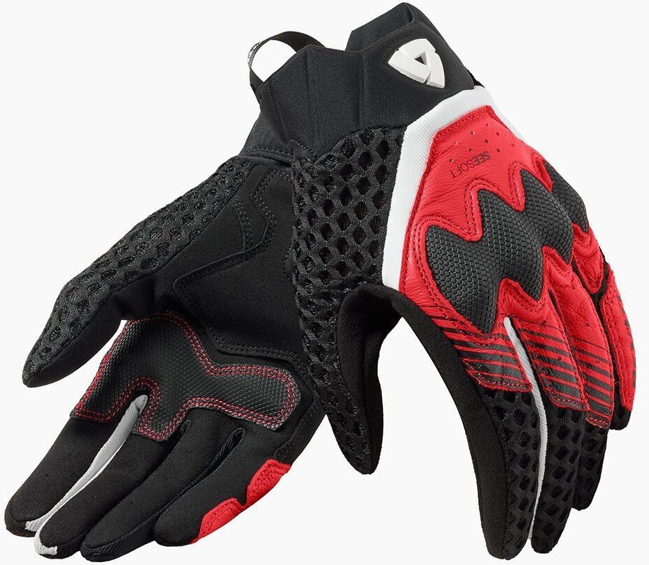 REV'IT! Gants Veloz Lady noir/rouge