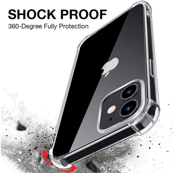 Coolgadget Hülle für Apple iPhone 12 / 12 Pro Schutzhülle Anti Shock Handy Case Transparent Cover, Bild 7