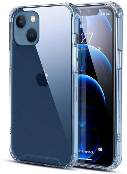 Coolgadget Hülle für Apple iPhone 13 Mini Schutzhülle Anti Shock Handy Case Transparent Cover