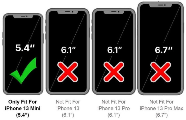 Coolgadget Hülle für Apple iPhone 13 Mini Schutzhülle Anti Shock Handy Case Transparent Cover, Bild 3