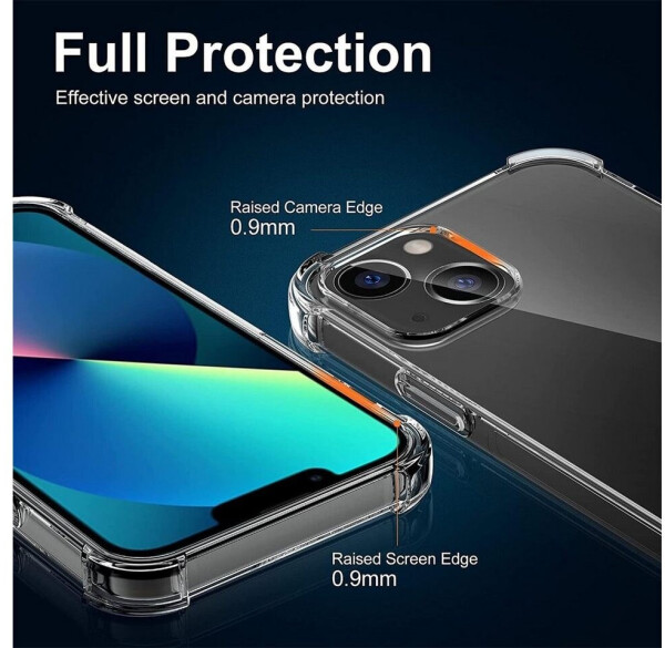 Coolgadget Hülle für Apple iPhone 13 Mini Schutzhülle Anti Shock Handy Case Transparent Cover, Bild 4