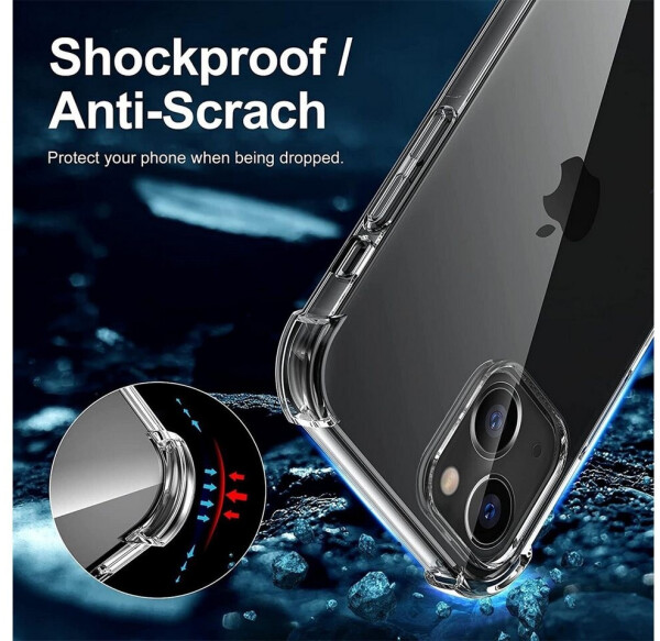 Coolgadget Hülle für Apple iPhone 13 Mini Schutzhülle Anti Shock Handy Case Transparent Cover, Bild 6
