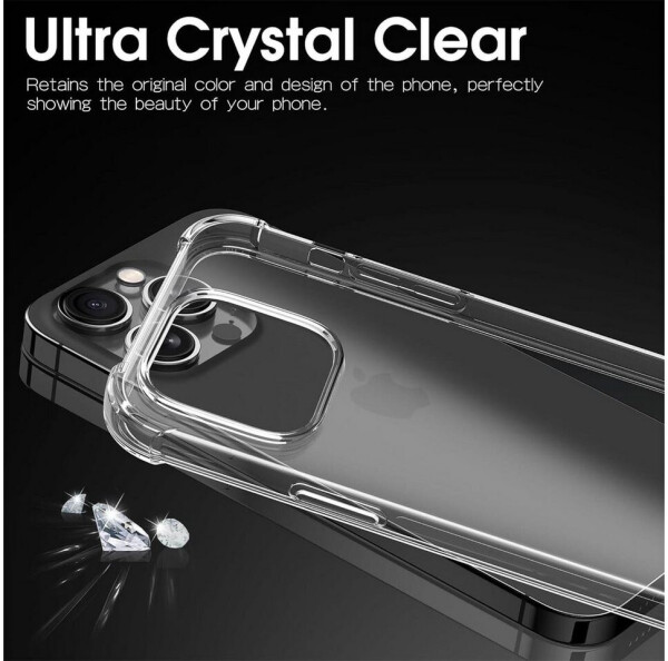 Coolgadget Hülle für Apple iPhone 15 Pro Max Schutzhülle Anti Shock Handy Case Transparent Cover, Bild 7