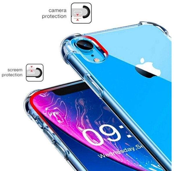 Coolgadget Hülle für Apple iPhone XR Schutzhülle Anti Shock Handy Case Transparent Cover, Bild 3