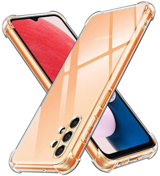 Coolgadget Hülle für Samsung Galaxy A13 4G Schutzhülle Anti Shock Handy Case Transparent Cover