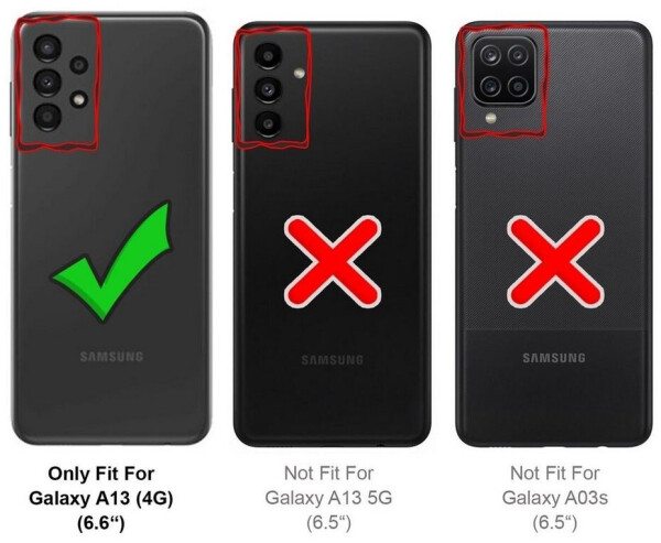 Coolgadget Hülle für Samsung Galaxy A13 4G Schutzhülle Anti Shock Handy Case Transparent Cover, Bild 3