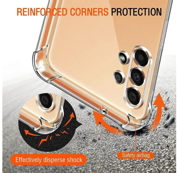Coolgadget Hülle für Samsung Galaxy A13 4G Schutzhülle Anti Shock Handy Case Transparent Cover, Bild 4