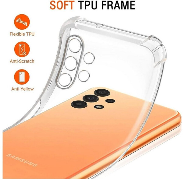 Coolgadget Hülle für Samsung Galaxy A13 4G Schutzhülle Anti Shock Handy Case Transparent Cover, Bild 5