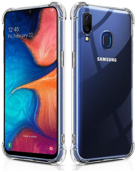 Coolgadget Hülle für Samsung Galaxy A20e Schutzhülle Anti Shock Handy Case Transparent, Bild 2