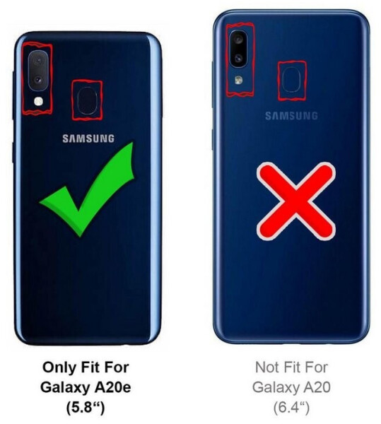 Coolgadget Hülle für Samsung Galaxy A20e Schutzhülle Anti Shock Handy Case Transparent, Bild 7