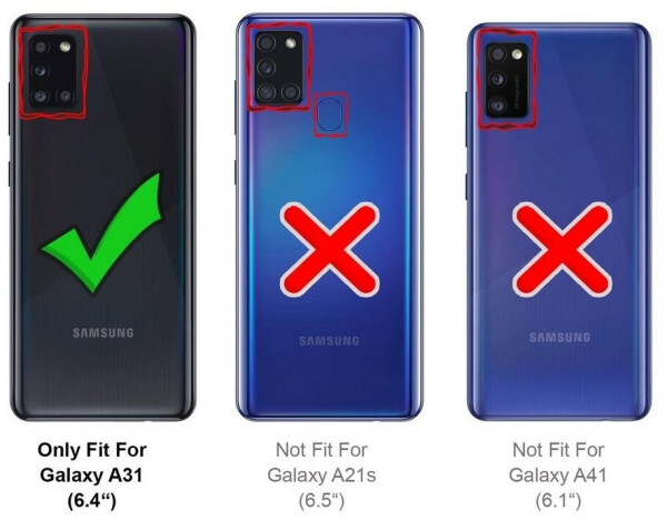 Coolgadget Hülle für Samsung Galaxy A31 Schutzhülle Anti Shock Handy Case Transparent Cover, Bild 4