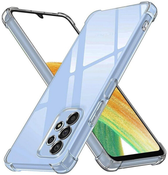 Coolgadget Hülle für Samsung Galaxy A33 5G Schutzhülle Anti Shock Handy Case Transparent Cover