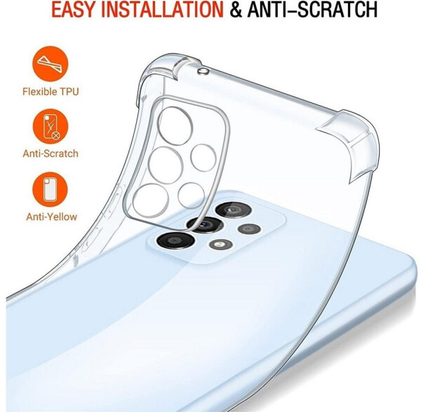 Coolgadget Hülle für Samsung Galaxy A33 5G Schutzhülle Anti Shock Handy Case Transparent Cover, Bild 5