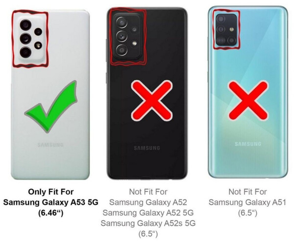 Coolgadget Hülle für Samsung Galaxy A53 5G Schutzhülle Anti Shock Handy Case Transparent Cover, Bild 3