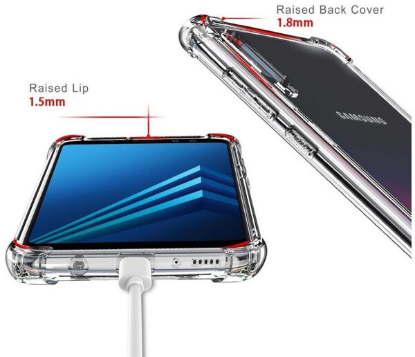 Coolgadget Hülle für Samsung Galaxy A8 Schutzhülle Anti Shock Handy Case Transparent Cover, Bild 4
