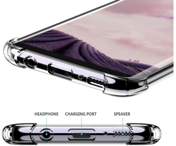 Coolgadget Hülle für Samsung Galaxy A8 Schutzhülle Anti Shock Handy Case Transparent Cover, Bild 5