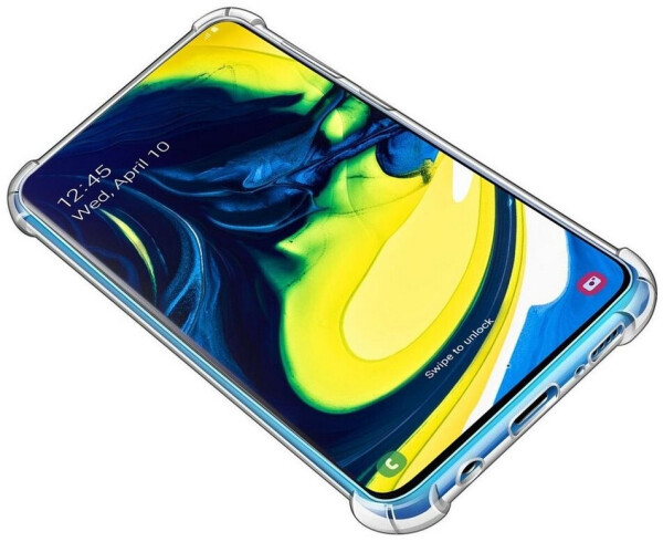 Coolgadget Hülle für Samsung Galaxy A80 Schutzhülle Anti Shock Handy Case Transparent Cover, Bild 3