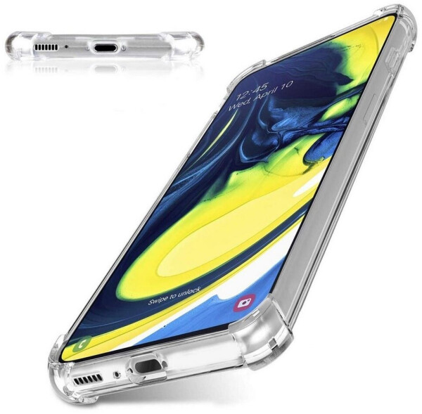 Coolgadget Hülle für Samsung Galaxy A80 Schutzhülle Anti Shock Handy Case Transparent Cover, Bild 7