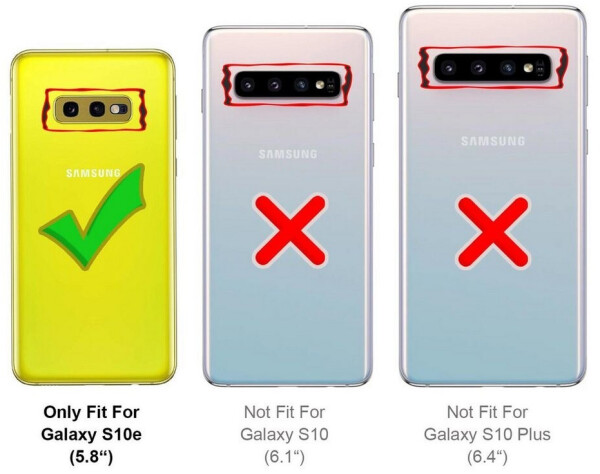 Coolgadget Hülle für Samsung Galaxy S10e Schutzhülle Anti Shock Handy Case Transparent, Bild 7
